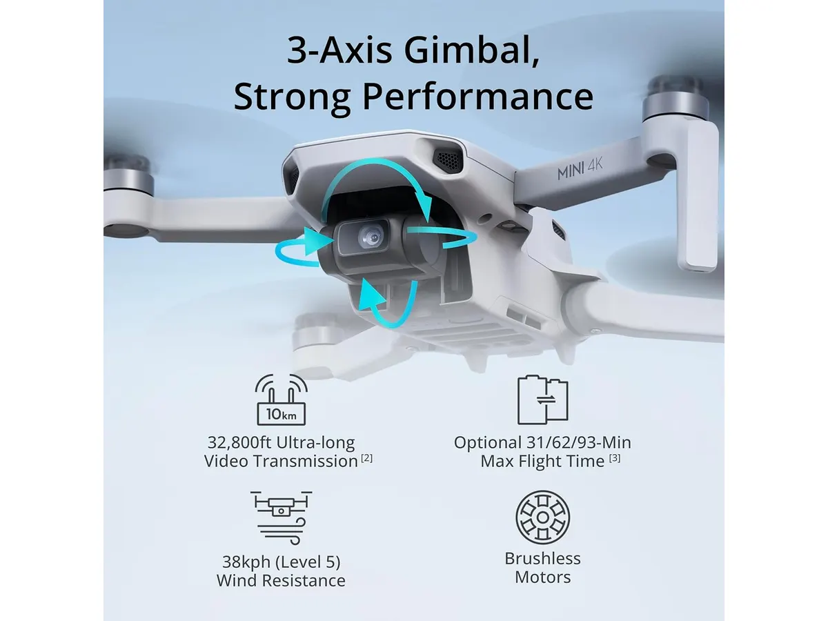 DJI Mini 4K: Dron compacto para creadores de contenido