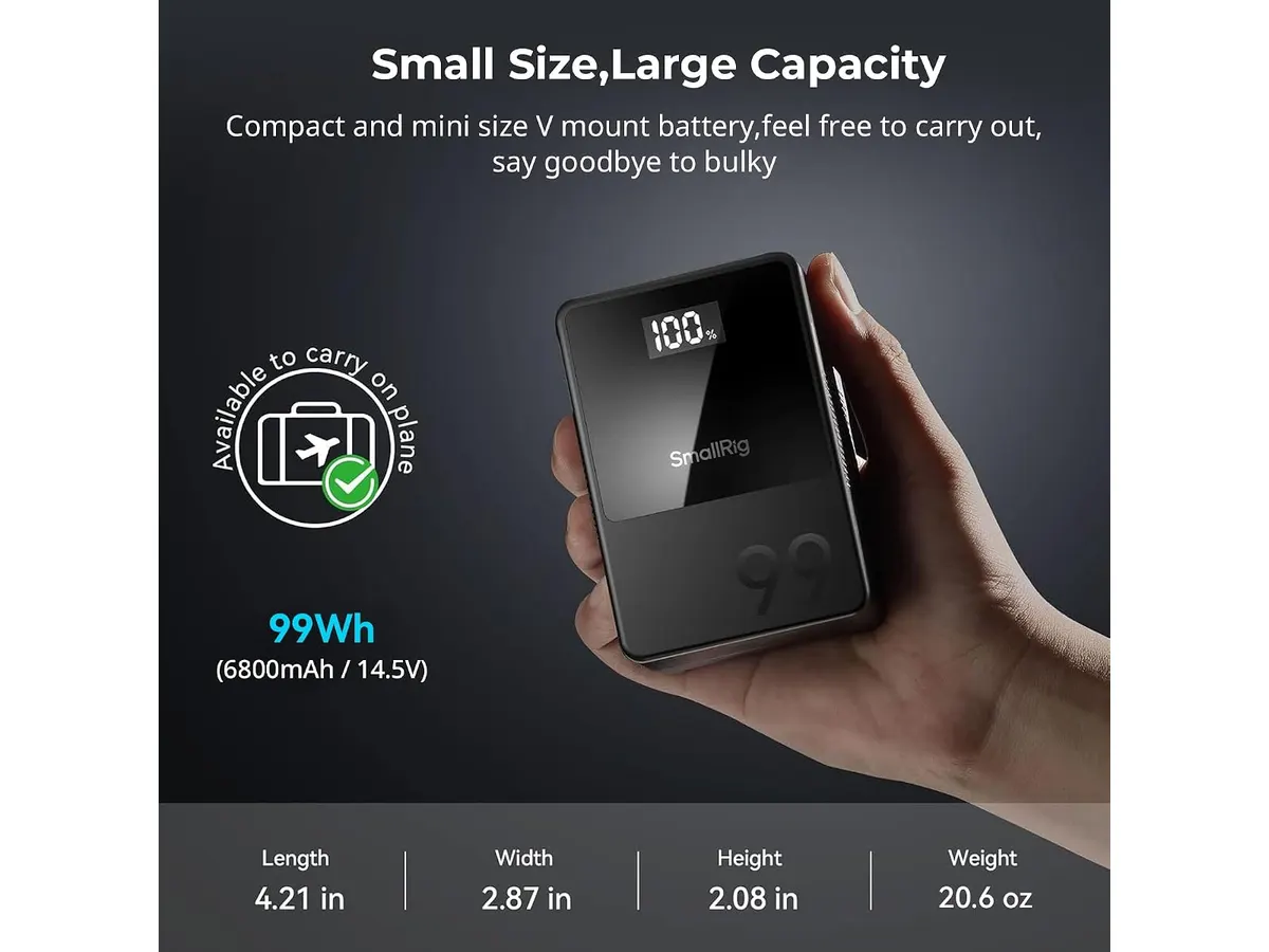 SMALLRIG V-Mount VB99 Review: Compact Power Solution