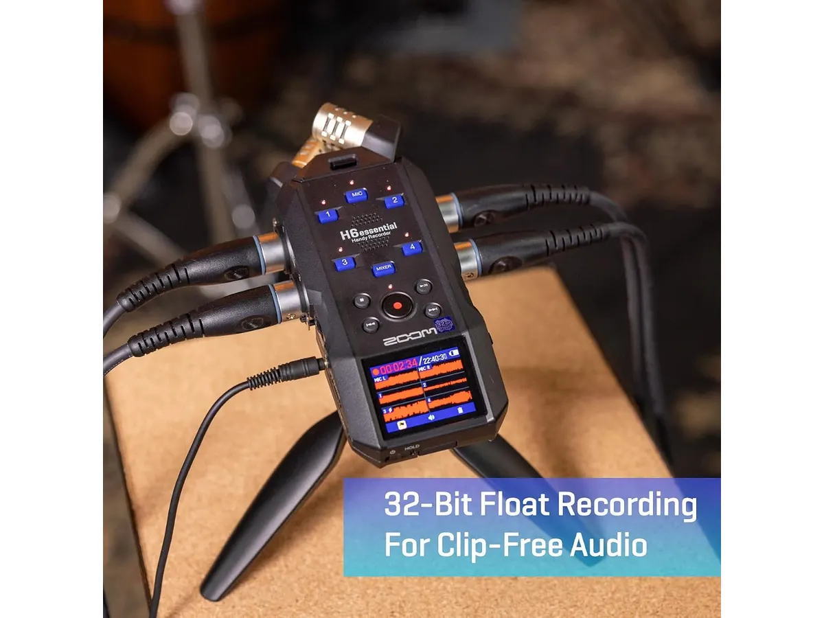 Zoom H6essential: Versatile Audio Recorder for Creators