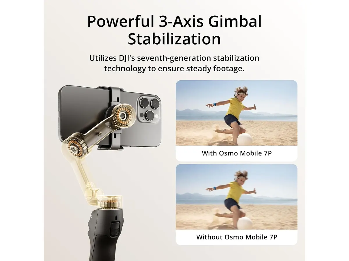 Análisis del DJI Osmo Mobile 7P: Estabilización profesional portátil