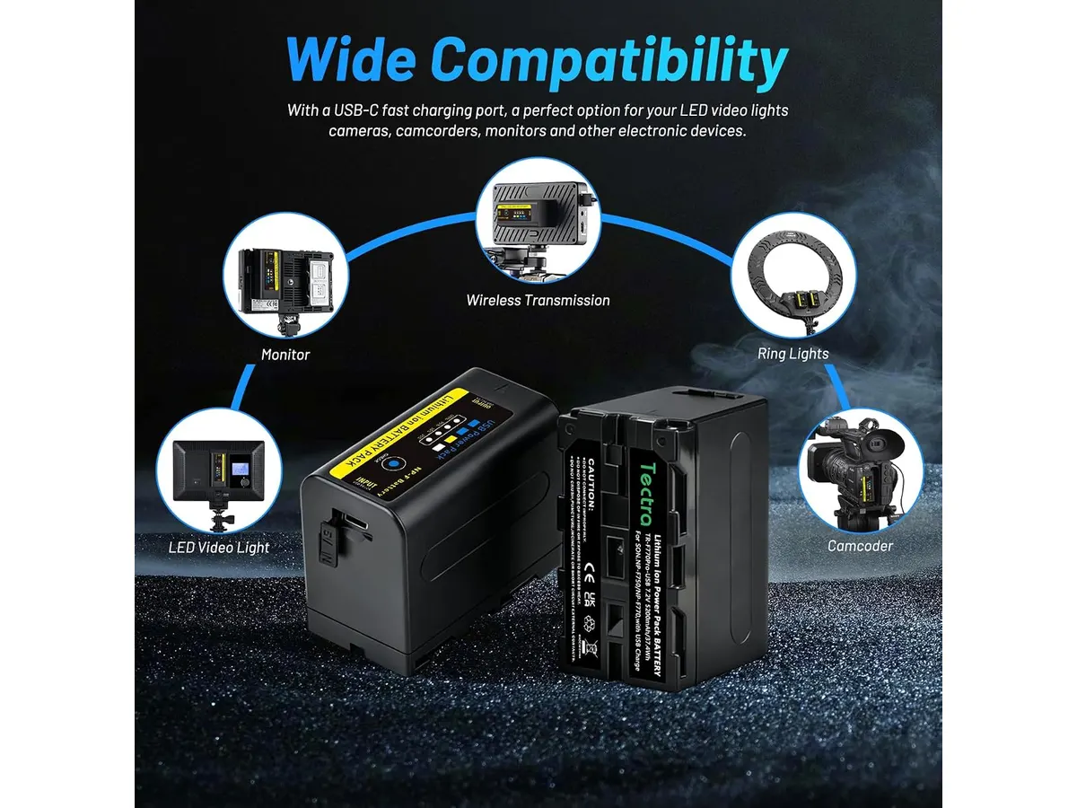Tectra NP-F750 Battery Review: Versatile Power for Video Gear