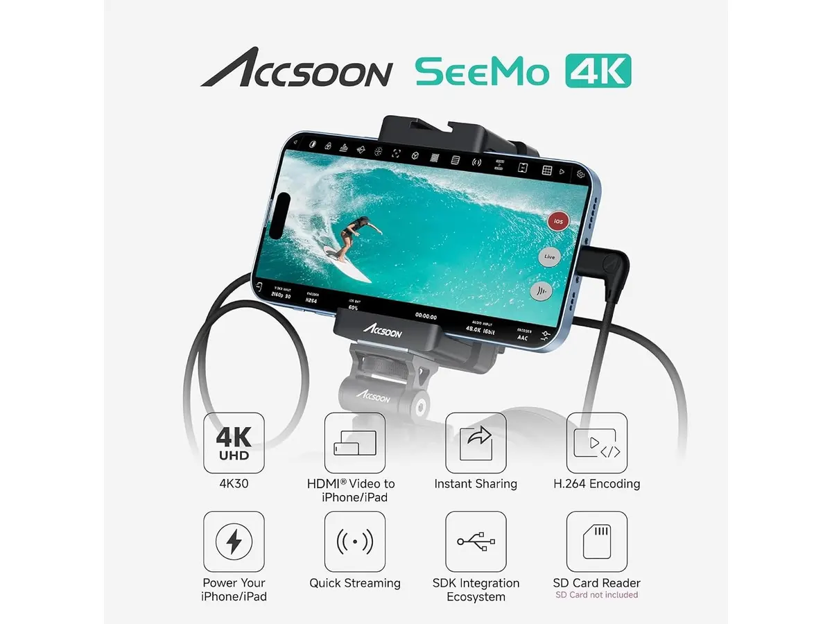 Análisis Accsoon SeeMo 4K: Convierte tu iPhone en un monitor pro