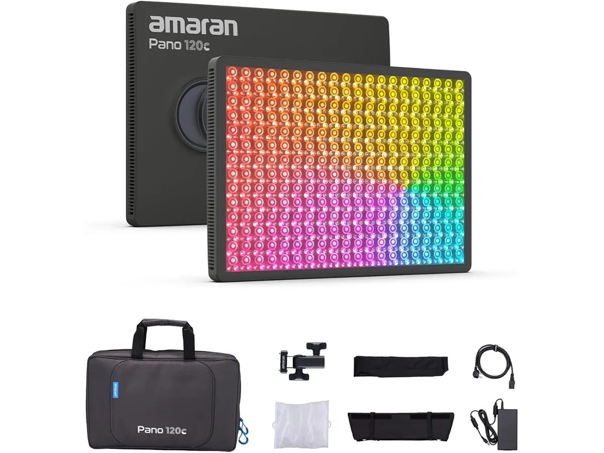 Amaran Pano 60c 2-Light Kit Review: Portable Power for Solo Shooters