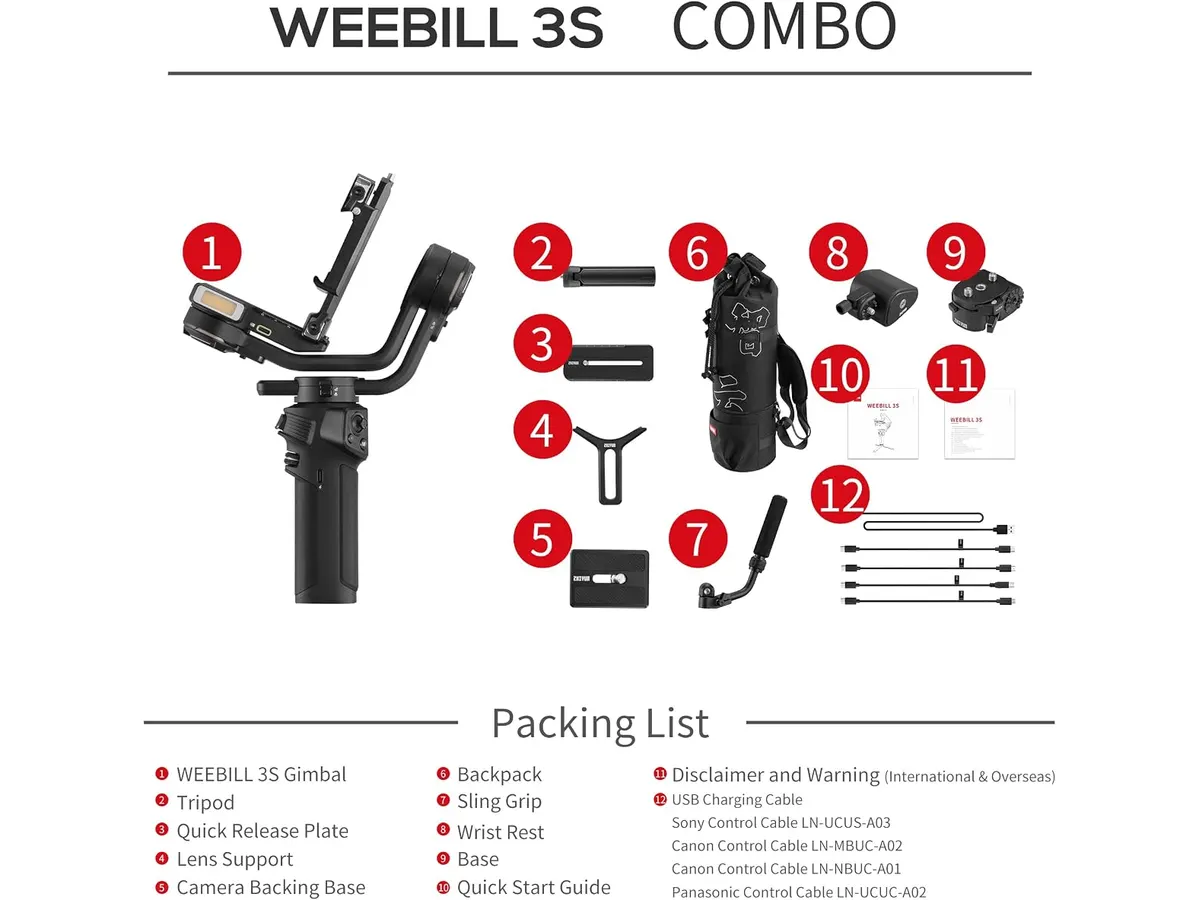 ZHIYUN Weebill 3S Combo Review: A Versatile Gimbal for Filmmakers